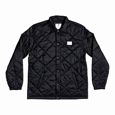 DC Woodman Quilted Insulator Men's Black Jackets Australia Sale XFL-318